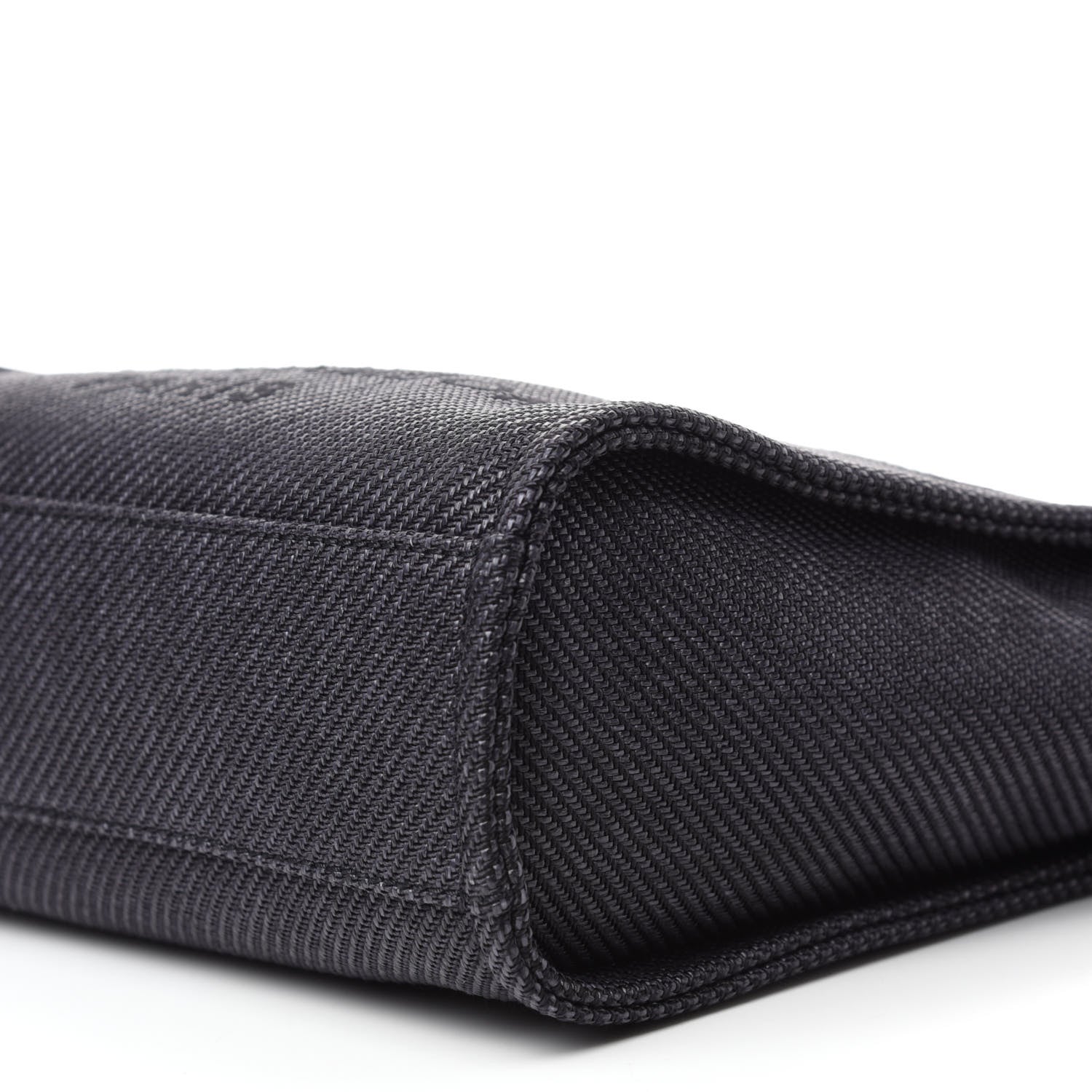 Chanel Mixed Fibers Calfskin Mini Deauville Tote Black 7 of 11