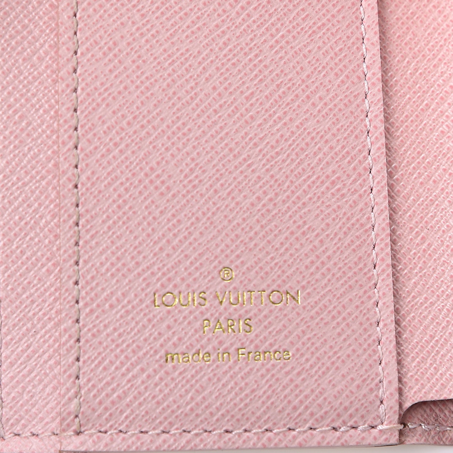 Damier Azur Studded Zoe Wallet Rose Ballerine