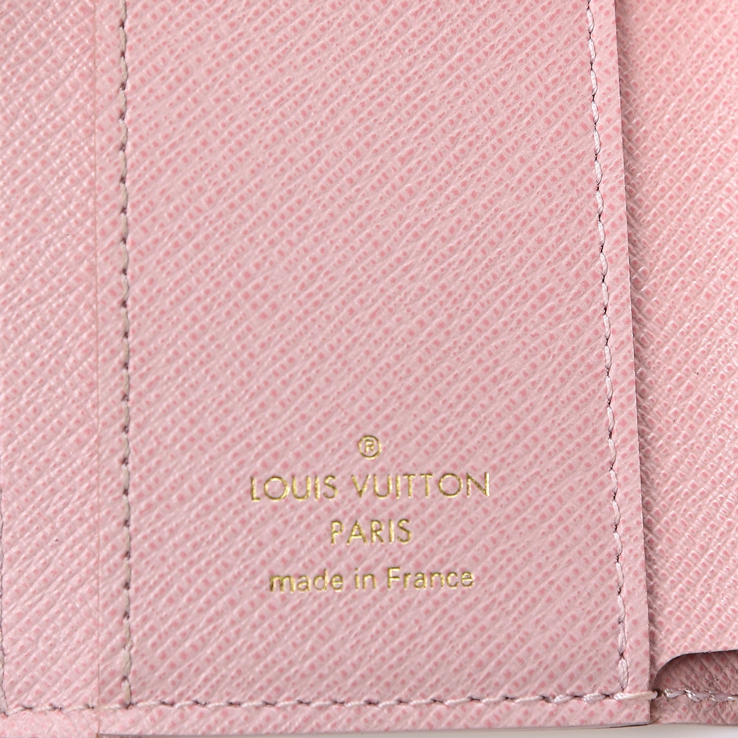 Louis Vuitton Damier Azur Studded Zoe Wallet Rose Ballerine 5 of 10