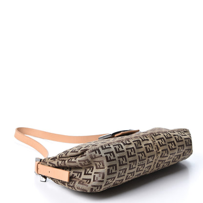 Fendi Zucchino Shoulder Bag Beige 3 of 9