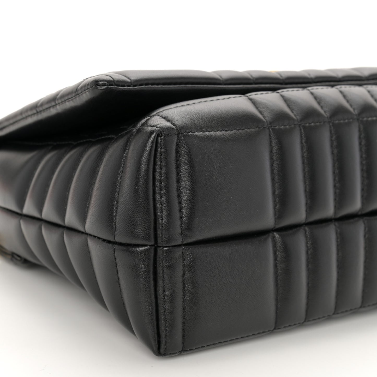 Lambskin Quilted Small Lola Bag Black