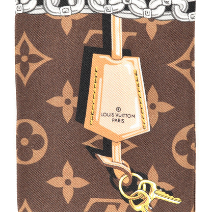 Louis Vuitton Silk Monogram Confidential Bandeau Brown 5 of 7