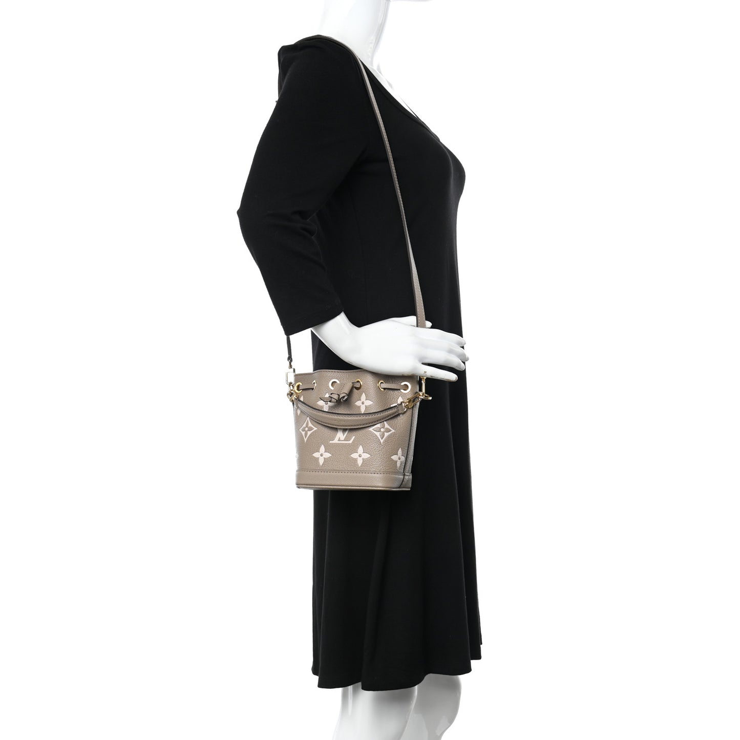 Empreinte Monogram Giant Nano Noe Tourterelle Creme
