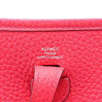 Hermes Taurillon Clemence Evelyne TPM Rose Extreme 6 of 11
