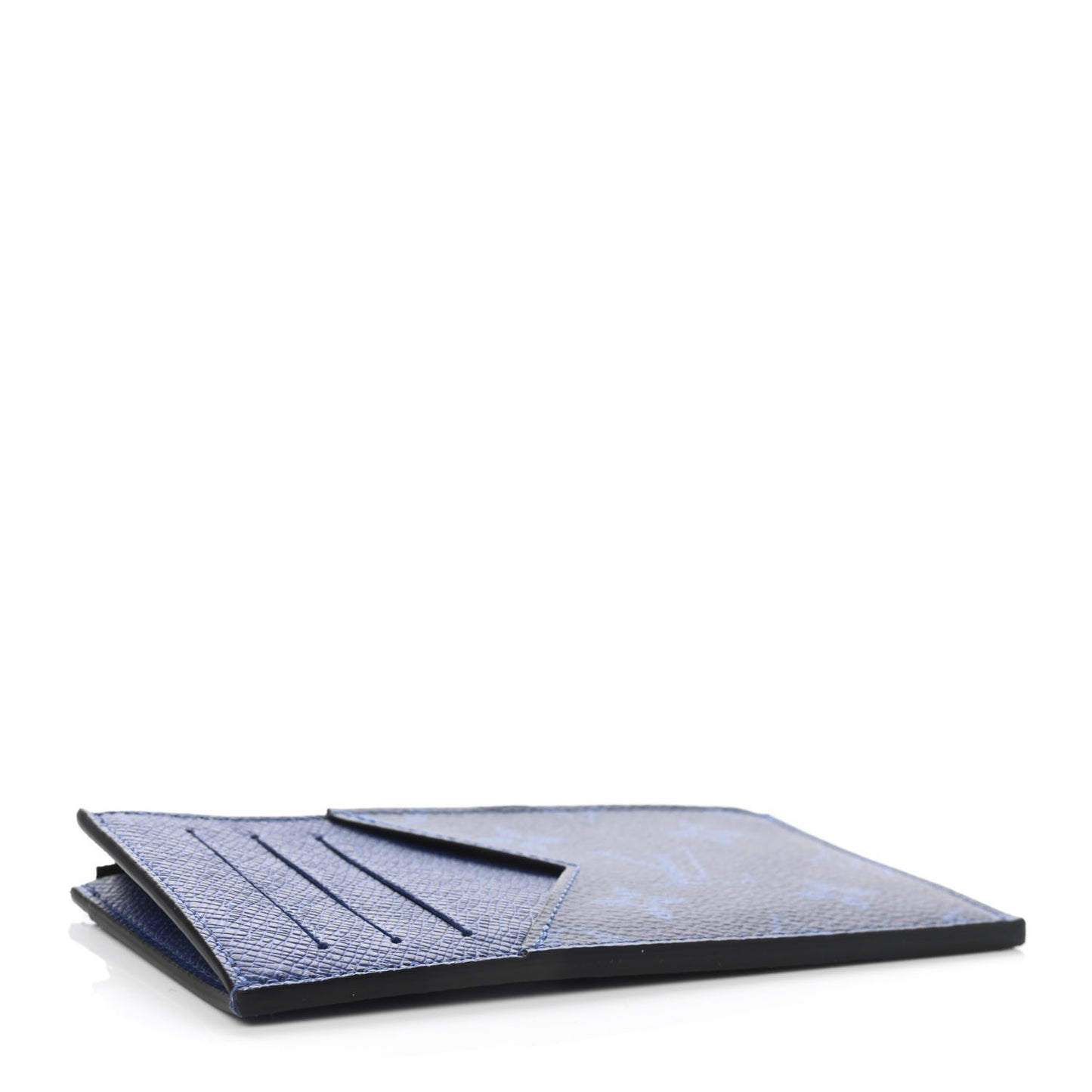 Monogram Taiga Coin Card Holder Cobalt
