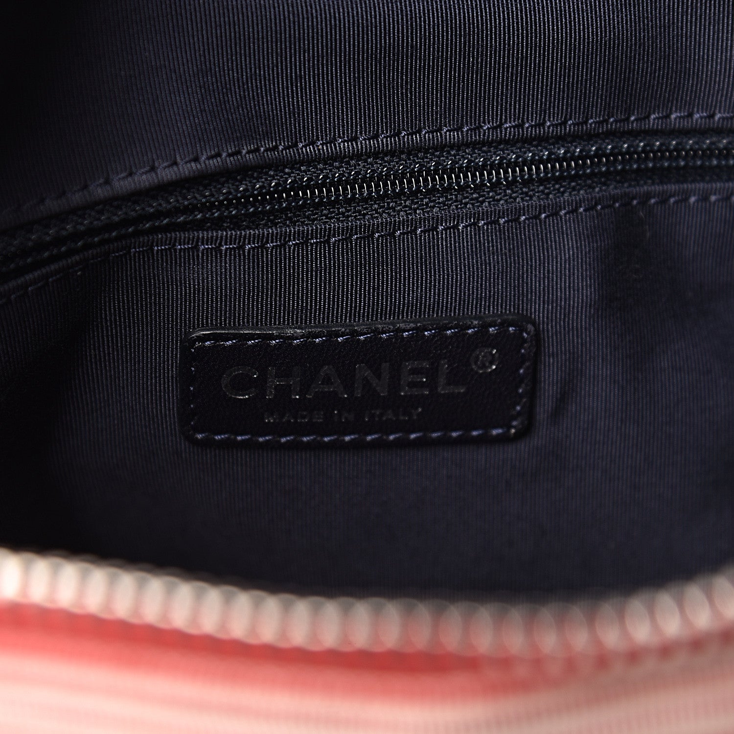 Chanel Denim Quilted CC Tote Blue 6 of 10