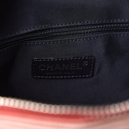 Chanel Denim Quilted CC Tote Blue 6 of 10