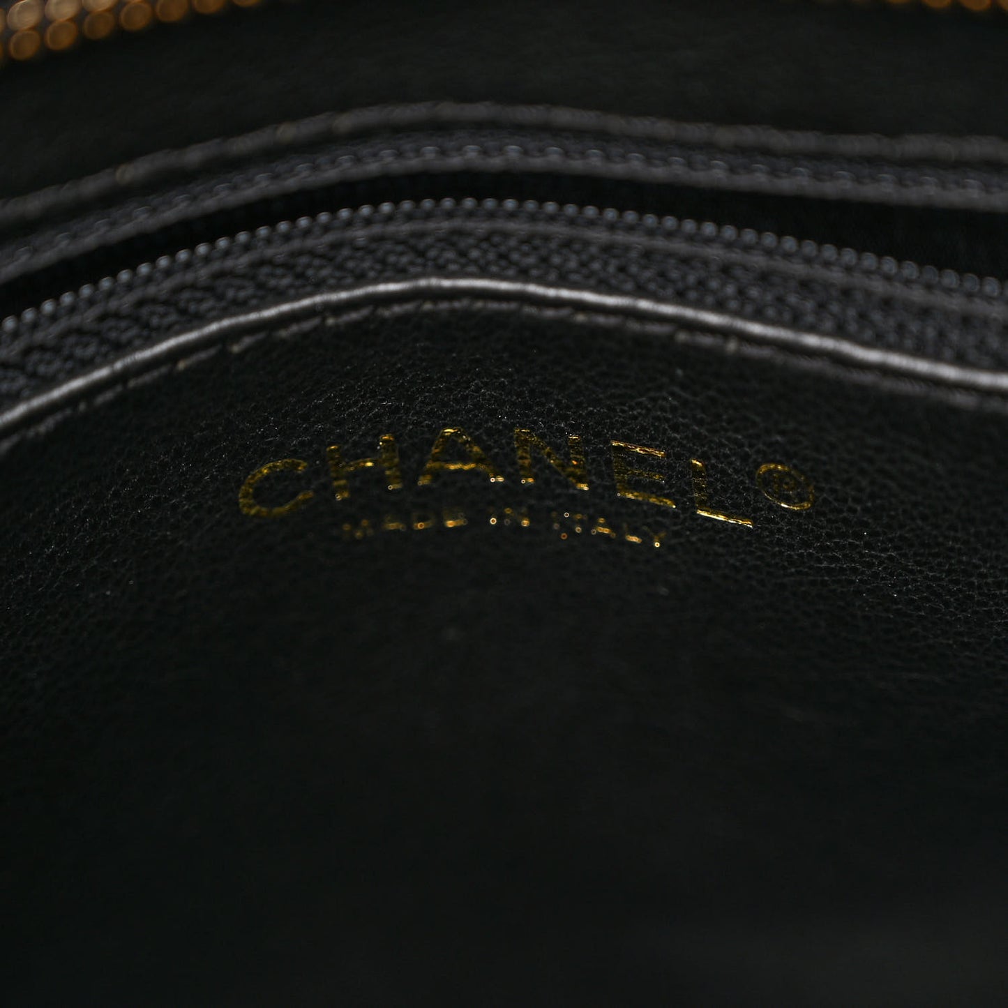 Caviar Quilted Medallion Tote Black