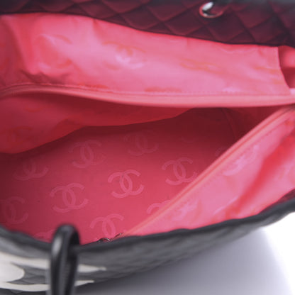 Chanel Calfskin Quilted Large Cambon Tote Black White 5 of 12
