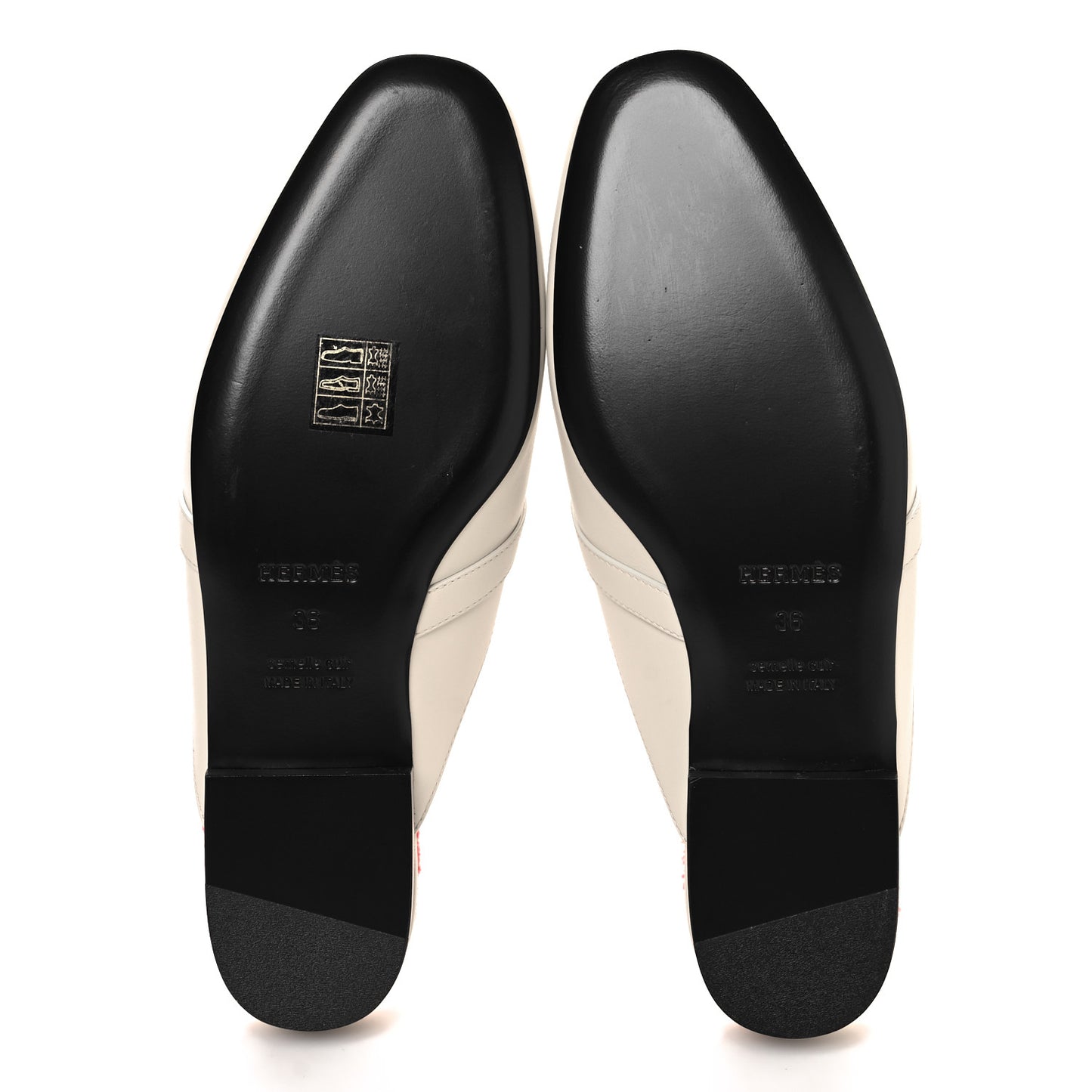 Calfskin Fringed H Canvas Oz Mules 36 Beige Glaise Framboise