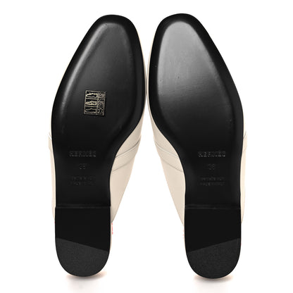 Hermes Calfskin Fringed H Canvas Oz Mules 36 Beige Glaise Framboise 6 of 9