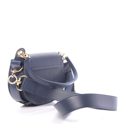 Chloe Calfskin Small Tess Bag Deep Ocean Blue 3 of 11