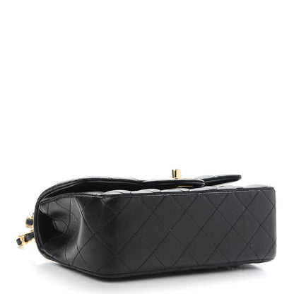 Chanel Lambskin Quilted Mini Rectangular Flap Black 6 of 20