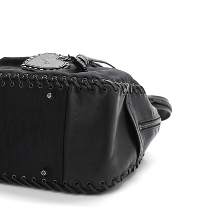 Christian Dior Monogram Ethnic Shoulder Bag Black 9 of 10