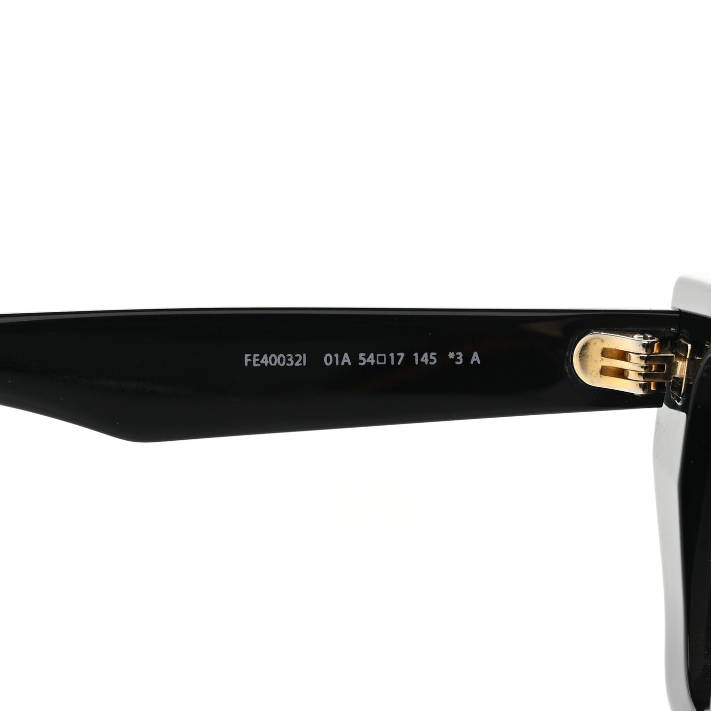 Acetate Cat Eye Sunglasses FE40032I Black