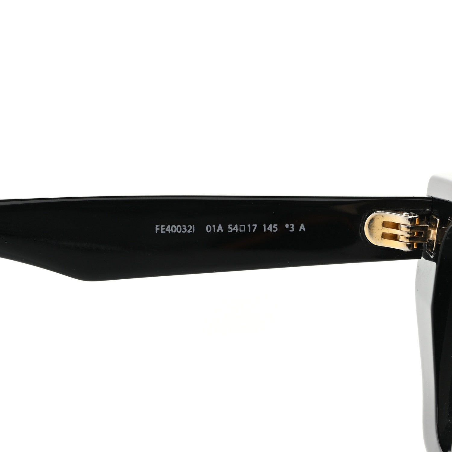 Fendi Acetate Cat Eye Sunglasses FE40032I Black 6 of 8