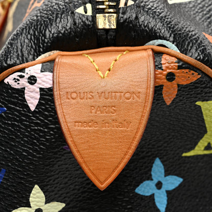Louis Vuitton Monogram Multicolor Speedy 30 Black 6 of 16