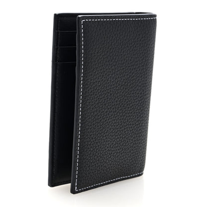Christian Dior Grained Calfskin Bi-Fold Wallet Black 3 of 6