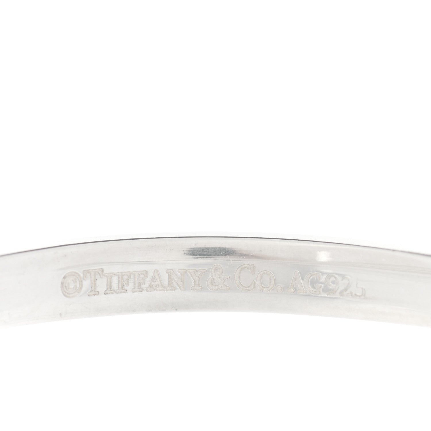 Tiffany Sterling Silver Narrow 1837 Cuff Bracelet 4 of 4