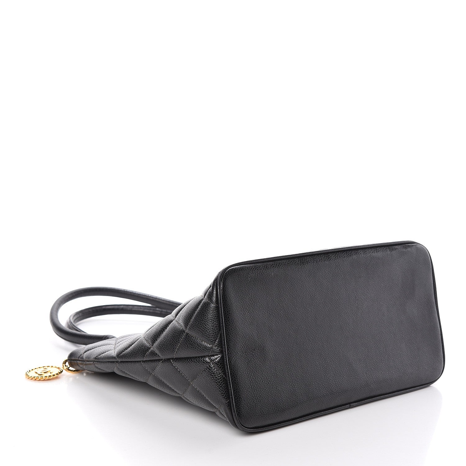 Chanel Caviar Quilted Medallion Tote Black 4 of 13