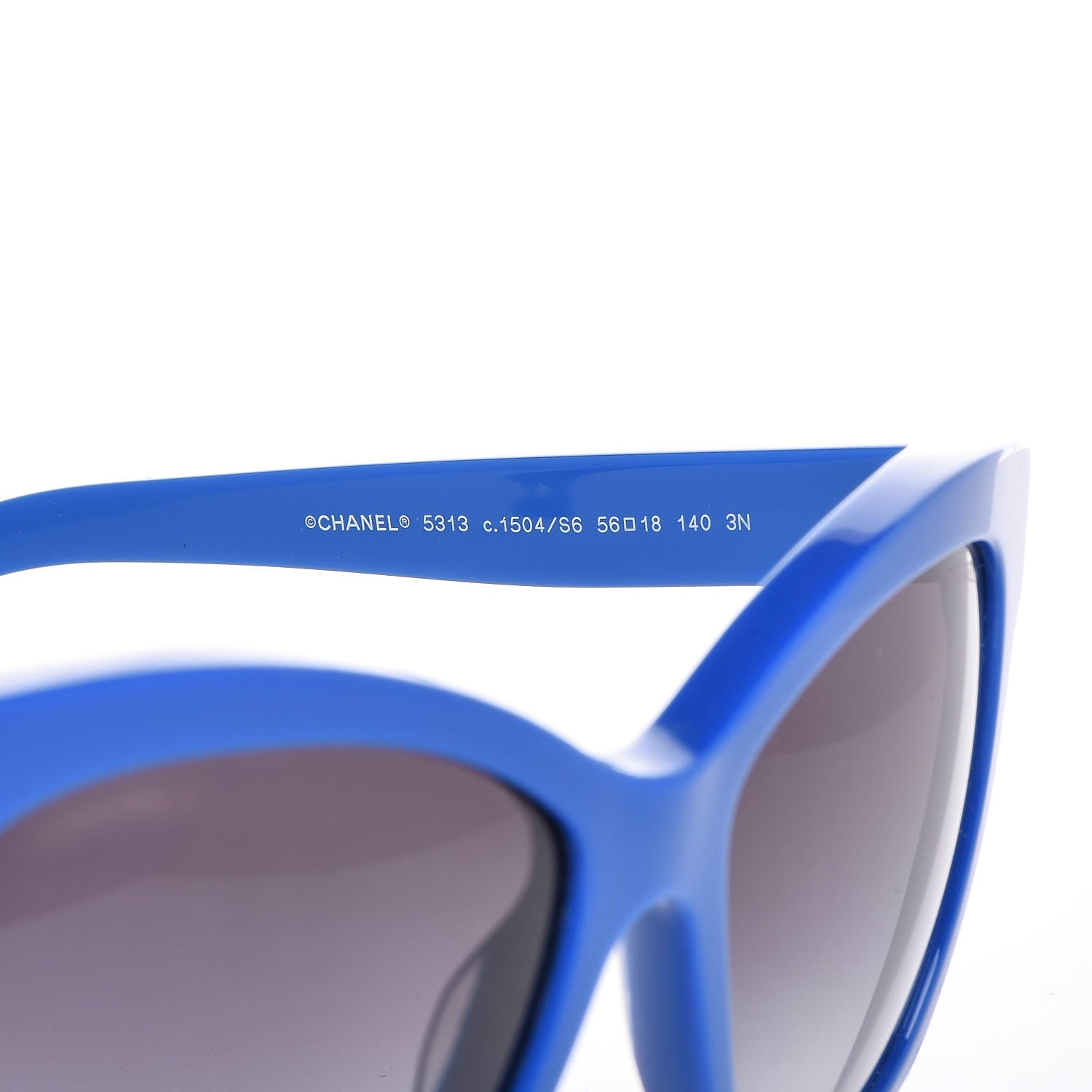 Chanel CC Butterfly Signature Sunglasses 5313 Blue 6 of 7
