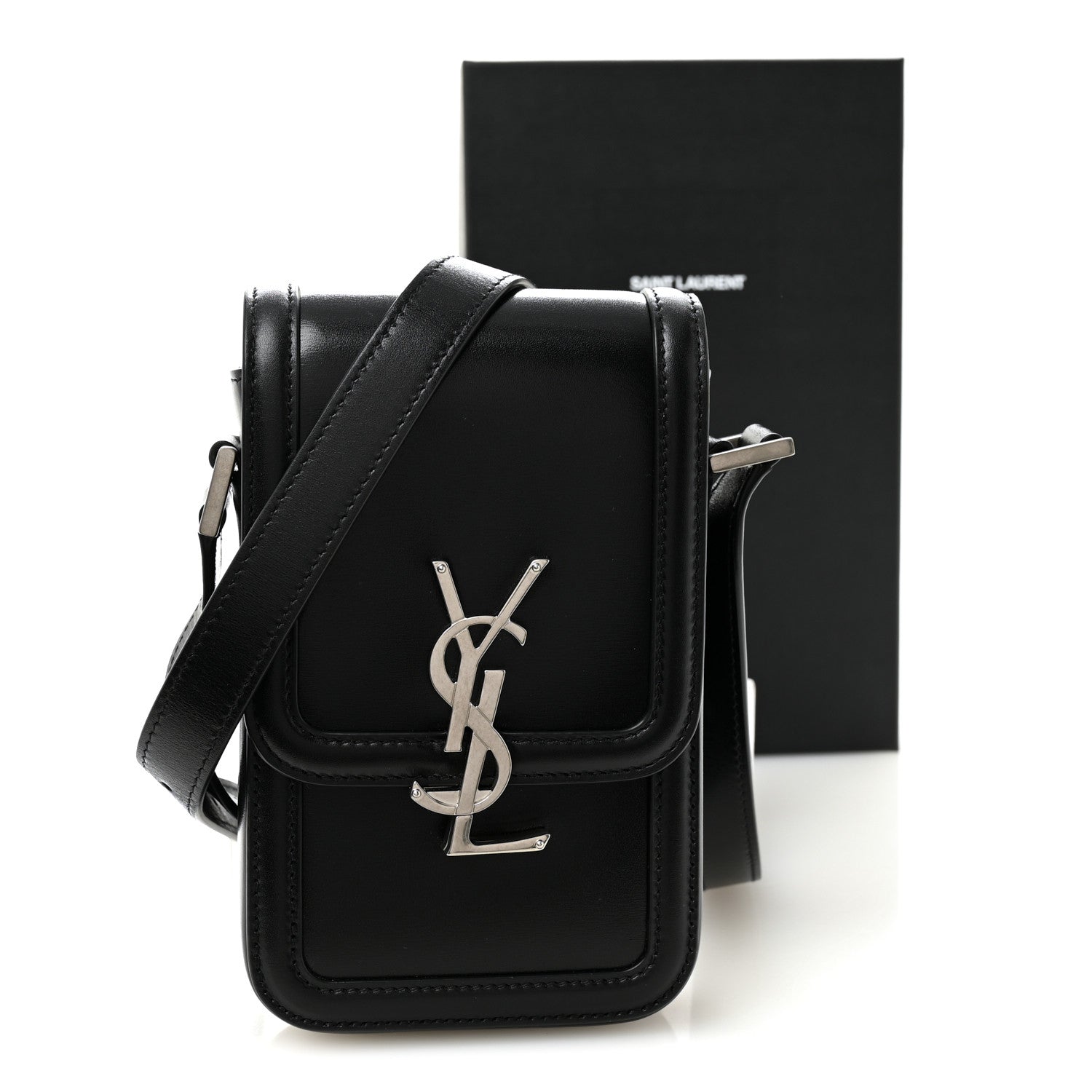 Saint Laurent Smooth Calfskin Mini Solferino Satchel Black 11 of 11