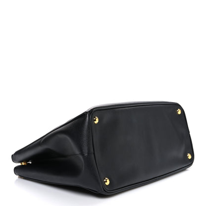 Prada Saffiano Lux Large Galleria Double Zip Tote Black 4 of 11