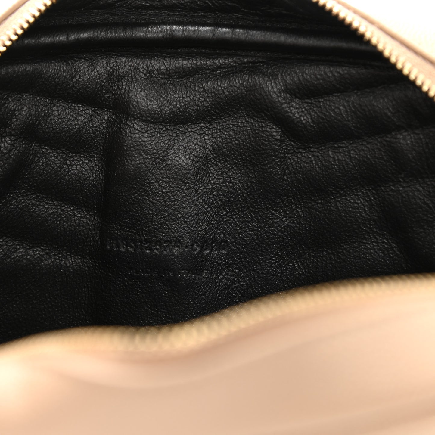 Grain De Poudre Matelasse Monogram Mini Lou Camera Bag Dark Latte