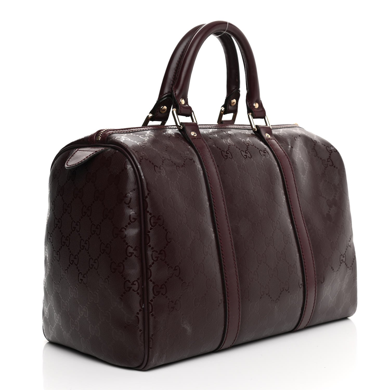 Gucci Imprime Monogram Medium Joy Boston Bordeaux 3 of 11