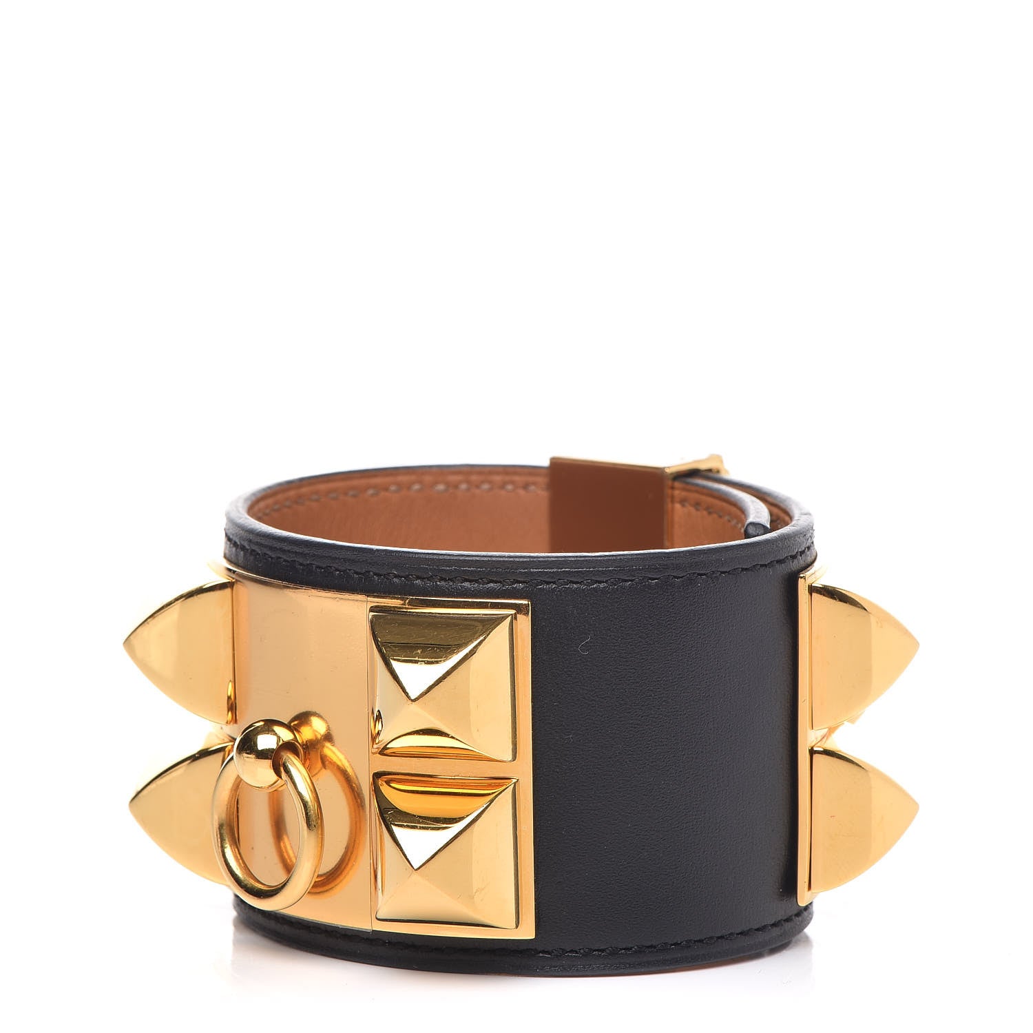 Hermes Chamonix Collier de Chien CDC Bracelet S Black 1 of 5