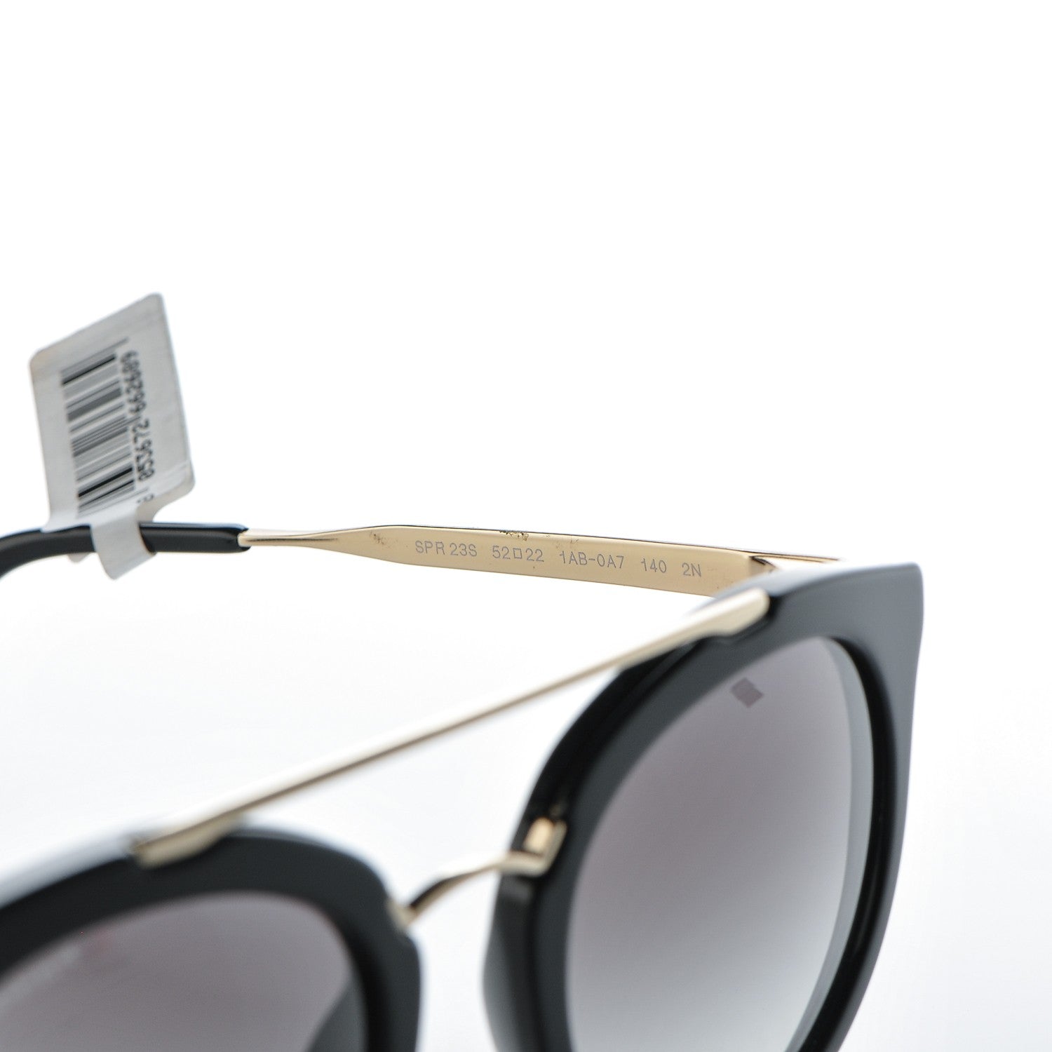 Prada Panthos Sunglasses SPR 23S Black 5 of 6