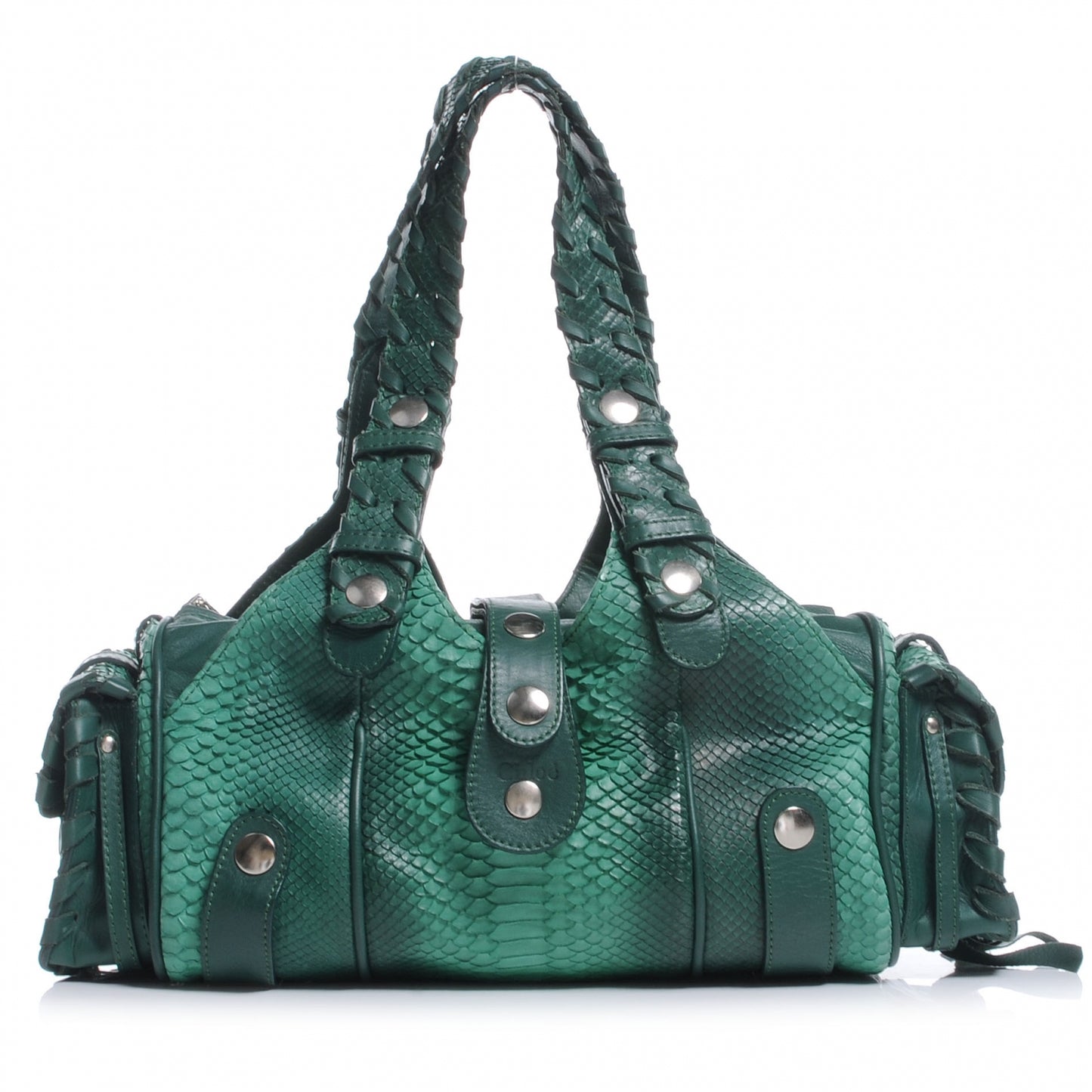 Python Silverado Shoulder Bag Emerald