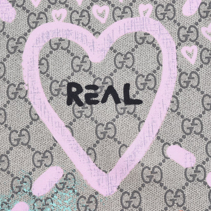 Gucci Silk Twill GG Monogram Life is Gucci Square Scarf Multicolor 4 of 6