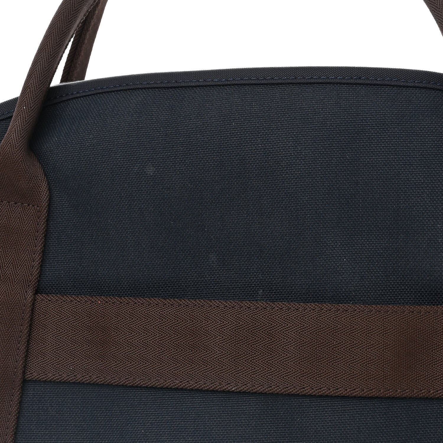 Hermes Canvas The Grooming Bag Bleu Navy Feu 14 of 15