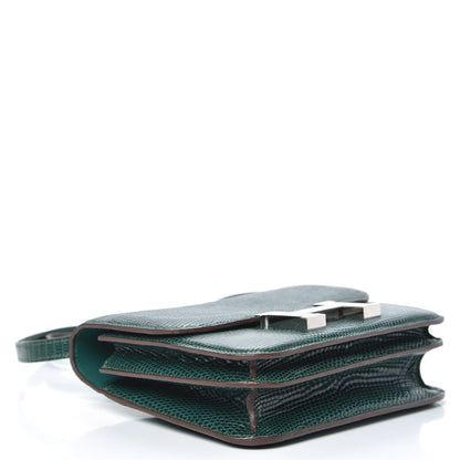 Hermes Lizard Constance 18 Malachite 4 of 17