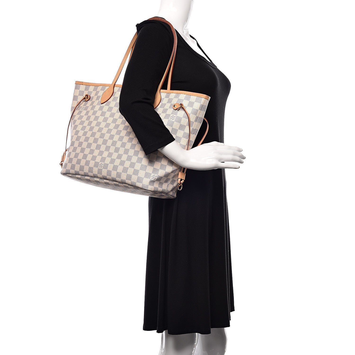 Louis Vuitton Damier Azur Neverfull MM 2 of 15