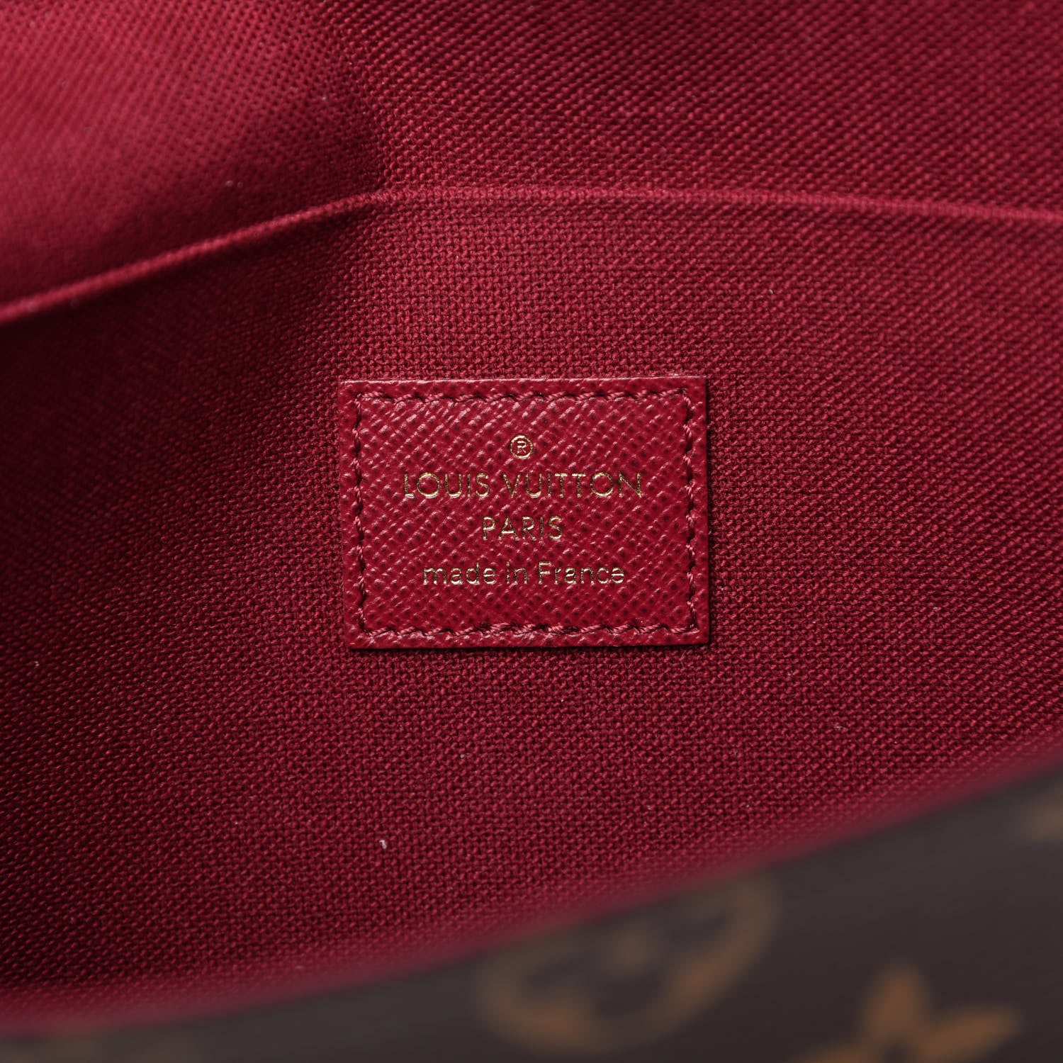 Louis Vuitton Monogram Pochette Felicie Chain Wallet Fuchsia 8 of 9