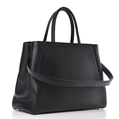 Fendi Vitello Elite Regular 2Jours Tote Black 3 of 15