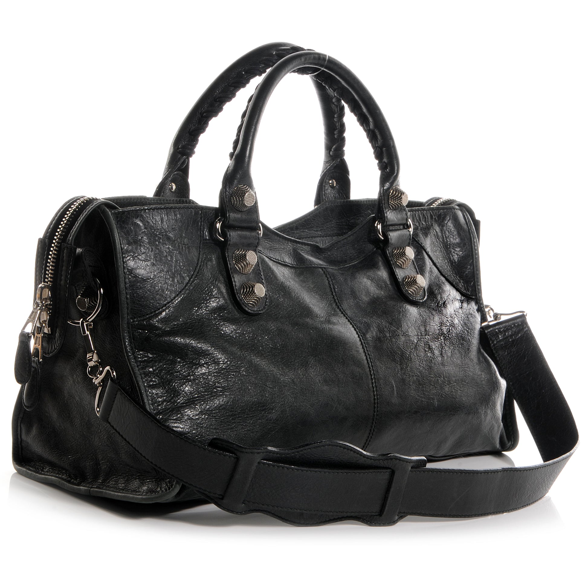 Balenciaga Agneau Giant 21 Silver Hardware Part Time Black 3 of 8