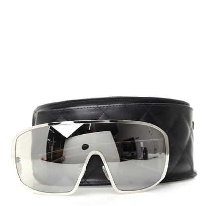 Chanel Shield Runway Sunglasses 71234 Silver 8 of 8