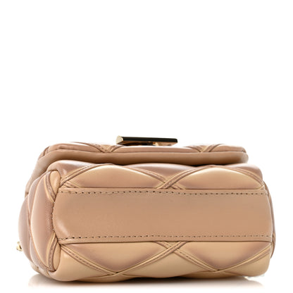 Louis Vuitton Lambskin Malletage Pico GO-14 Beige Pink 4 of 11
