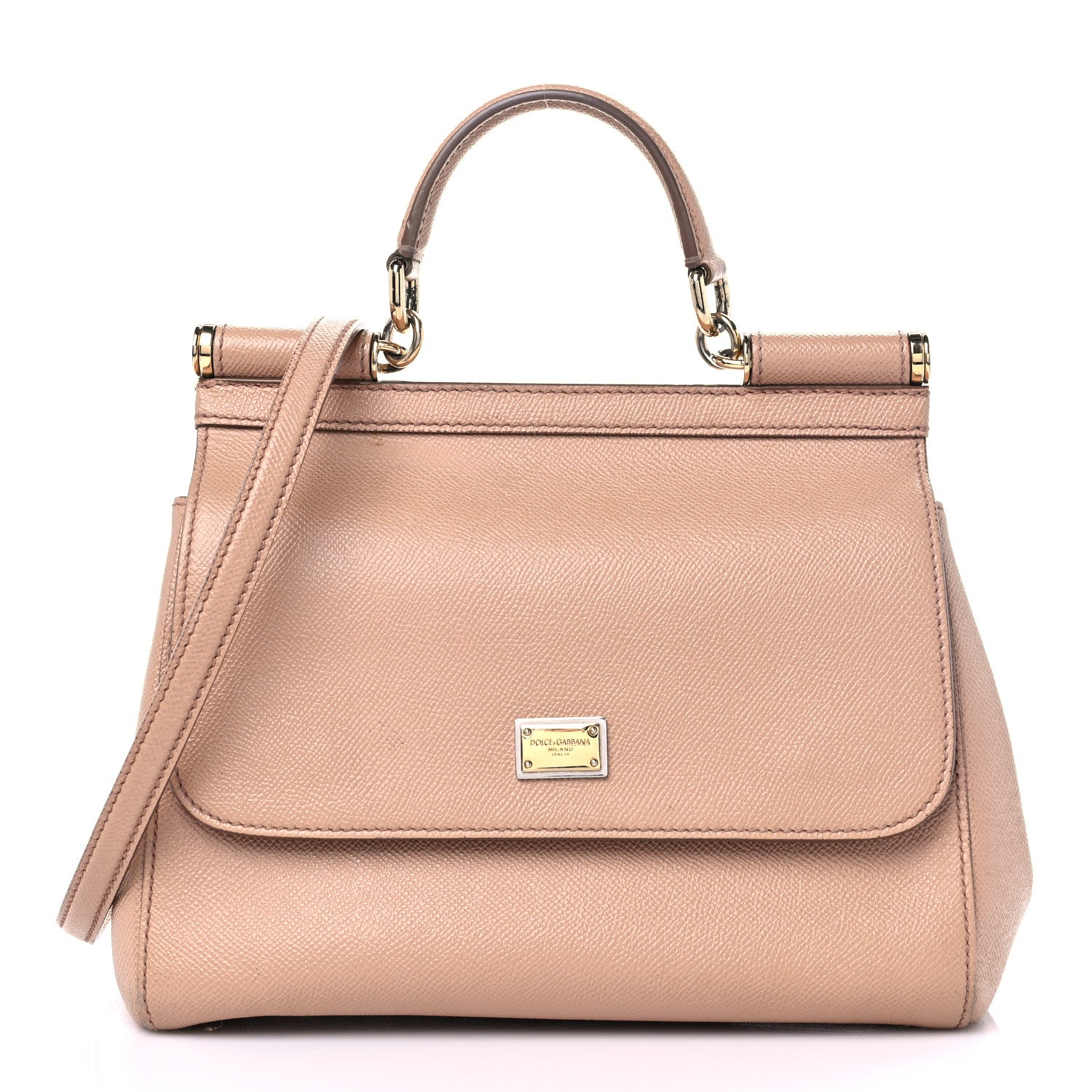 Dolce & Gabbana Dauphine Medium Miss Sicily Satchel Beige 3 of 23