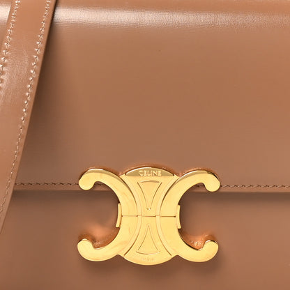 Celine Shiny Calfskin Teen Triomphe Bronze 7 of 9