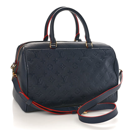 Louis Vuitton Empreinte Speedy Bandouliere 30 NM Marine Rouge 2 of 9