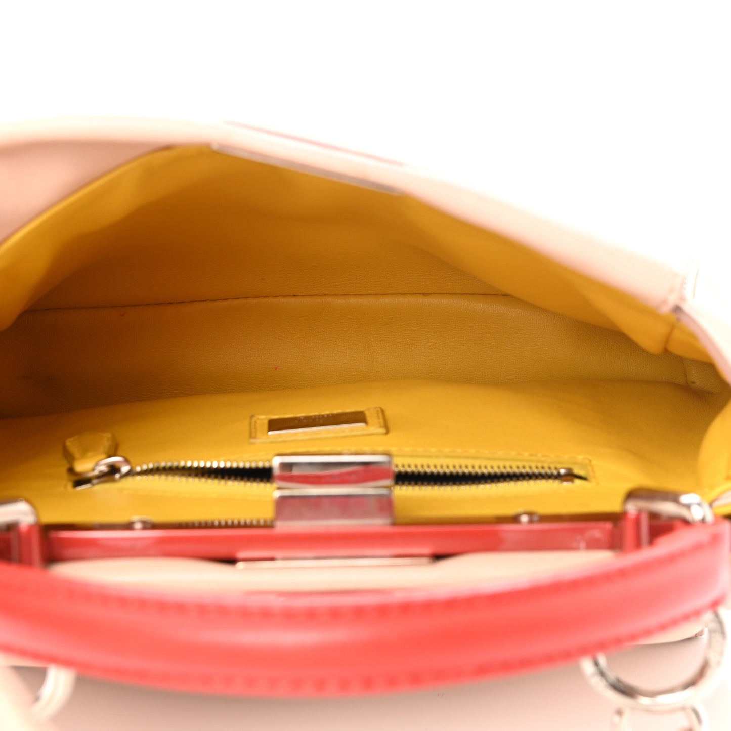 Nappa Colorblock Mini Peekaboo Iconic Satchel Plaster Sunflower Papavero