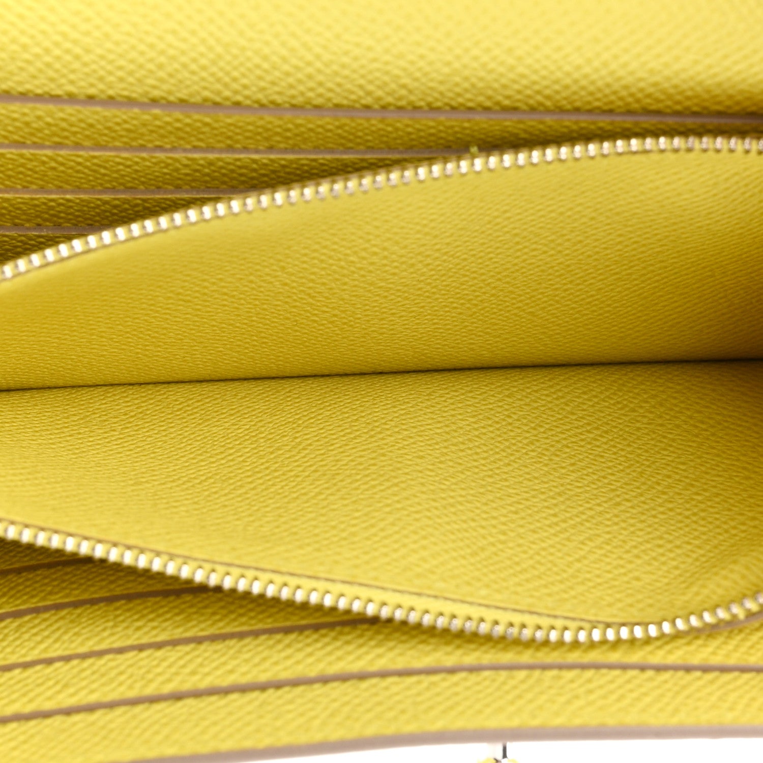 Hermes Epsom Kelly Longue Wallet Lime 6 of 15