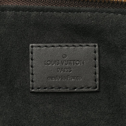 Louis Vuitton Monogram Flower Zipped Tote MM Black 6 of 9