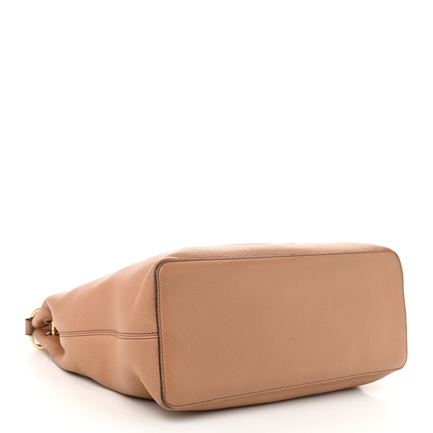 Gucci Pebbled Calfskin Large Soho Hobo Camelia 4 of 15