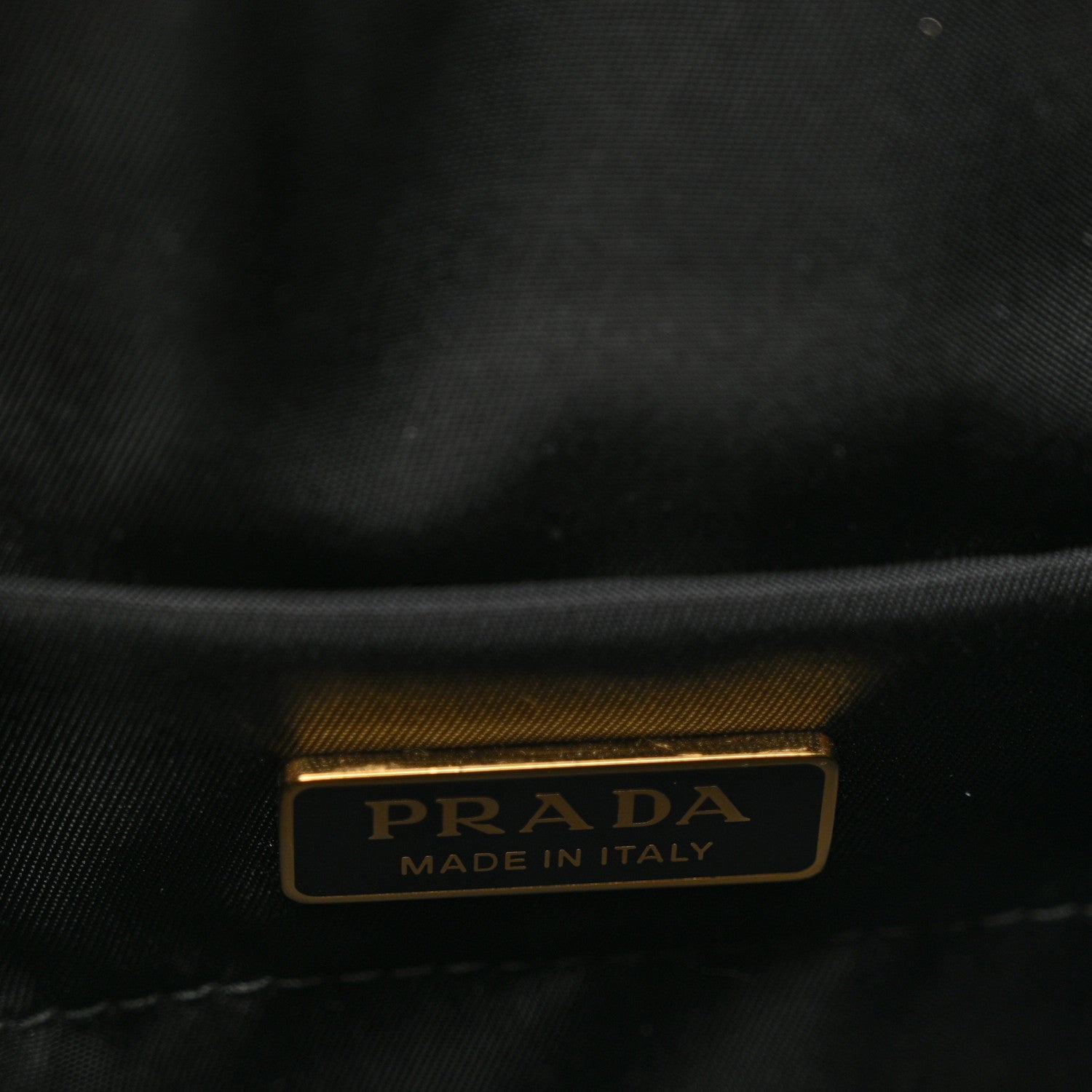 Prada Tessuto Nylon Chain Flap Shoulder Bag Black 6 of 9