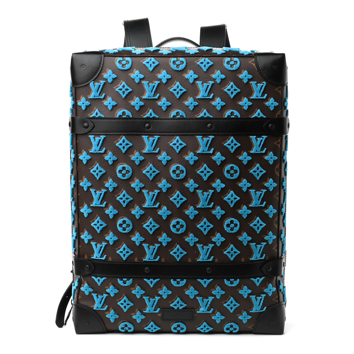 Louis Vuitton Monogram Tuffetage Soft Trunk Backpack PM Turquoise 1 of 10